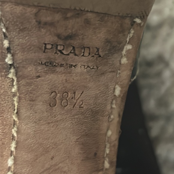 Prada Sandals with platform and stacked heel - Picture 9 of 16